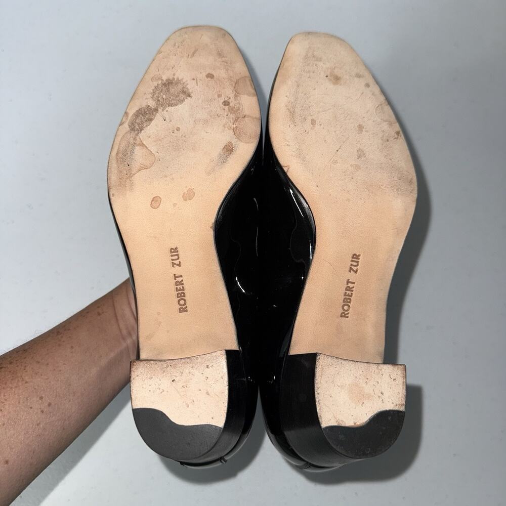 Robert Zur Women’s Madelyn Black Patent Leather Size 6.5 - Picture 6 of 7